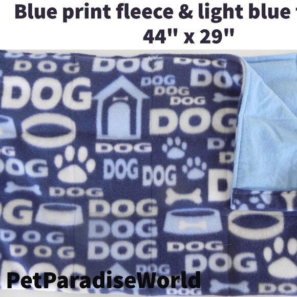4 pound Dog Print Weighted Blanket - New Handmade so no tags - Picture 1 of 1